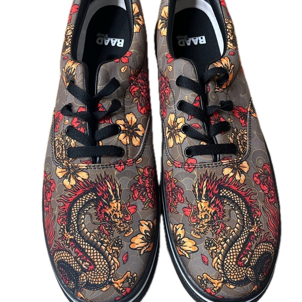 Dragon Print Men's Shoes, by RAAD, Size 13M, NWOT